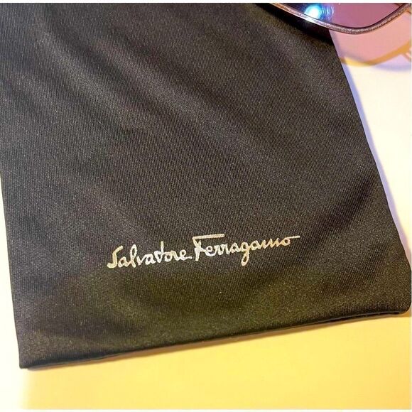 Salvatore FERRAGAMO SF202S Full Rim Extra Large Geometric Frames with Rose Gold